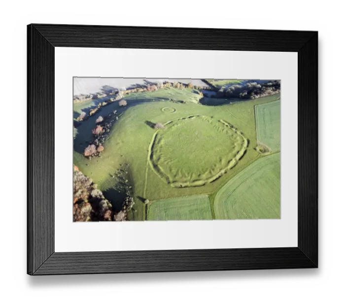 Framed Print : Ladle Hill hillfort 33408_002