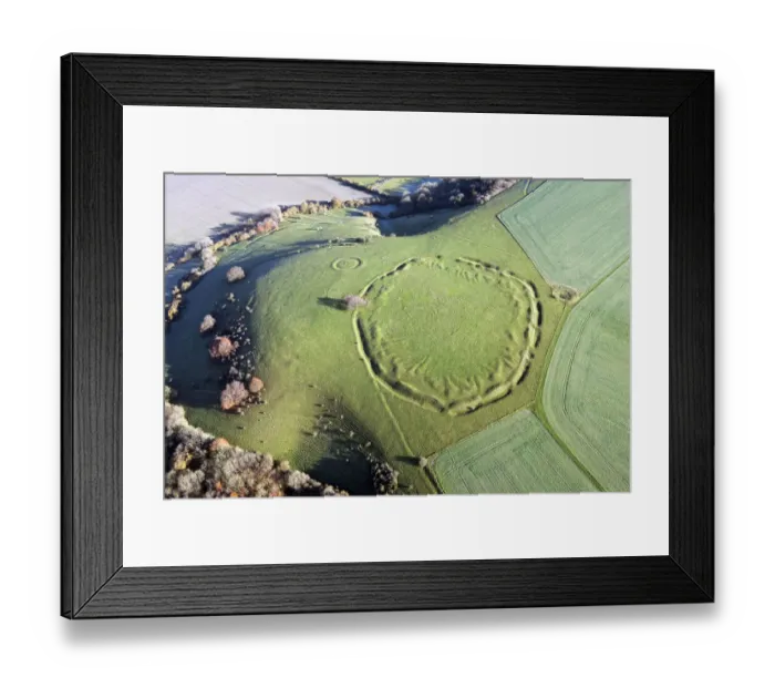 Framed Print : Ladle Hill hillfort 33408_001