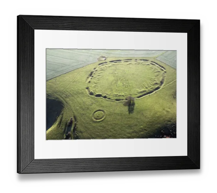 Framed Print : Ladle Hill hillfort 33408_008