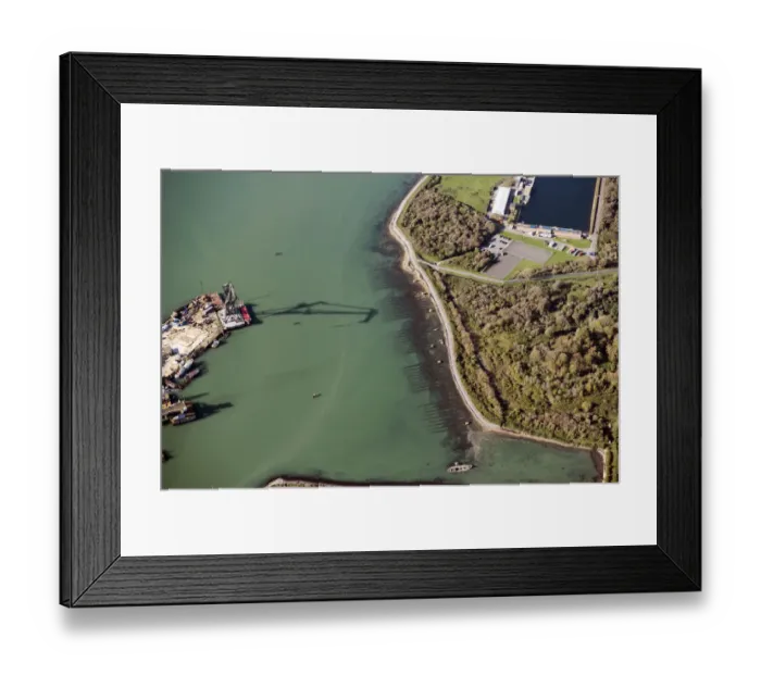 Framed Print : Horsea Island slipways 33943_016