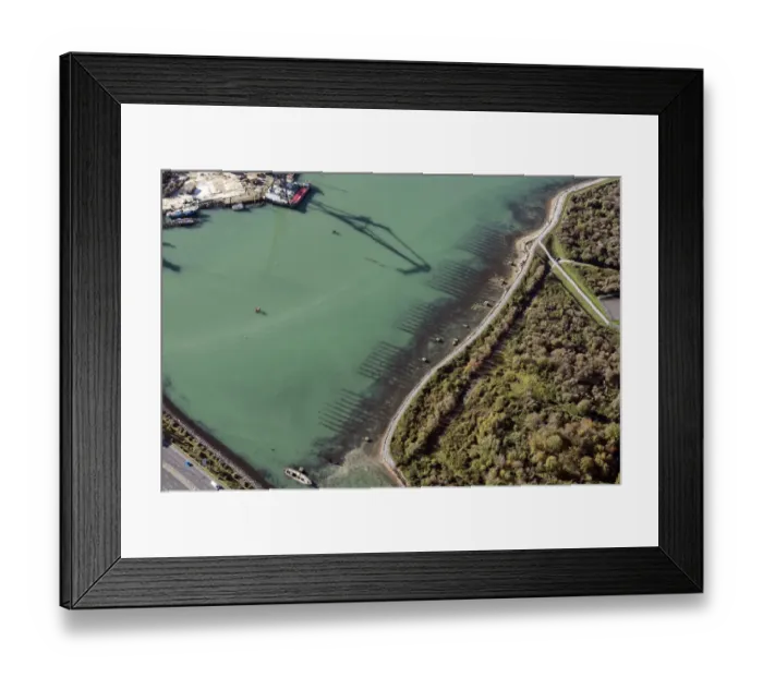 Framed Print : Horsea Island slipways 33943_018