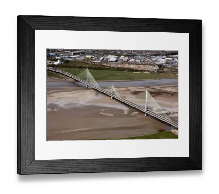 Framed Print : Mersey Gateway tollbridge 35025_032