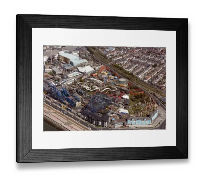 Framed Print : Blackpool Pleasure Beach 35035_060