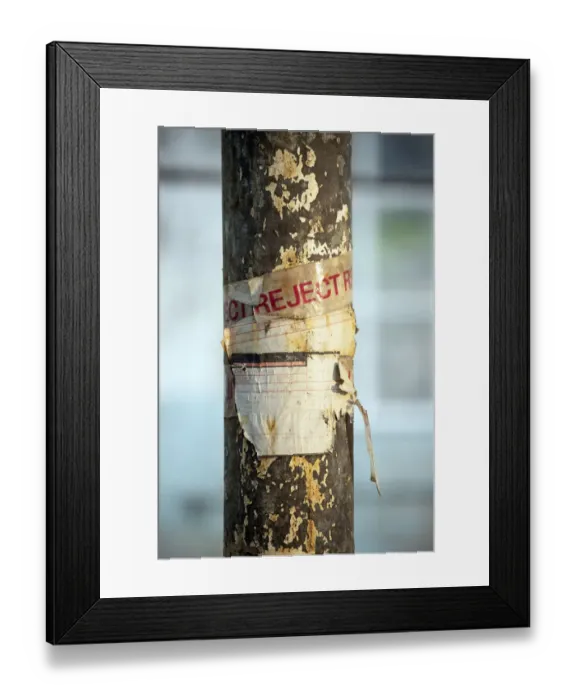 Framed Print : Rejected iron pillar DP289889