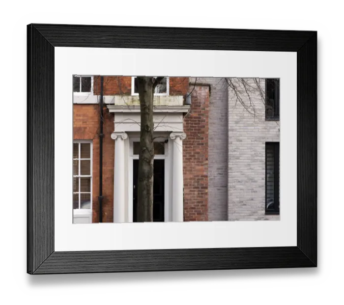 Framed Print : housing estate URBAN LANDSCAPE architecture historic