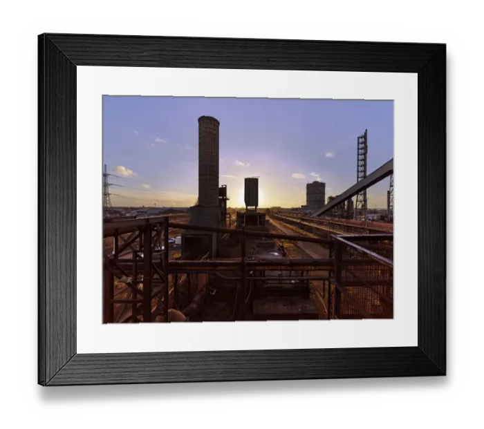 Framed Print : Redcar Steel Works DP276480 Framed Print : Redcar Steel Works DP276480