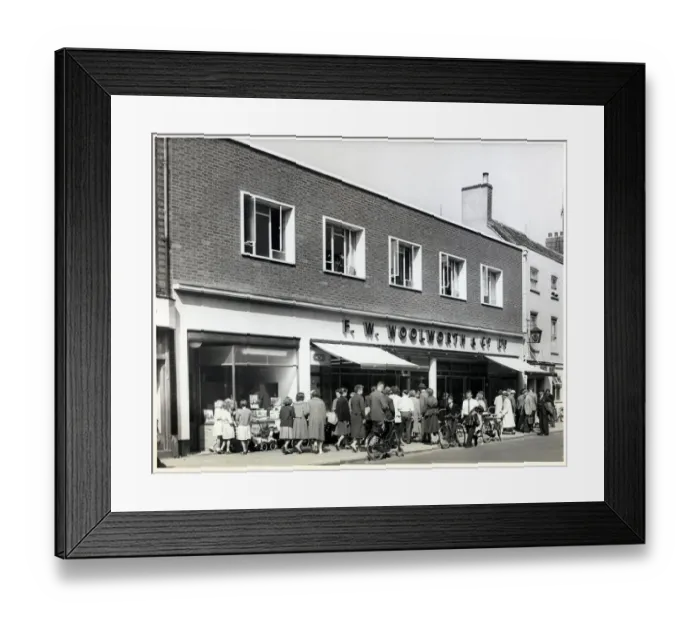 Framed Print : Grantham Woolworths FWW01_01_0157_002