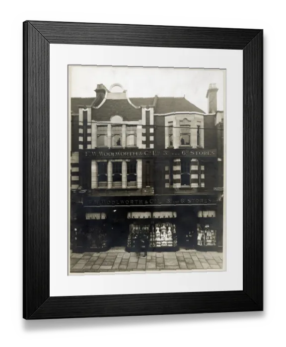 Framed Print : Harlesden Woolworths FWW01_01_0011_001
