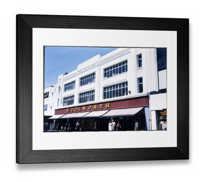 Framed Print : Woolworths in Brighton MBC01_01_003 Framed Print : Woolworths in Brighton MBC01_01_003