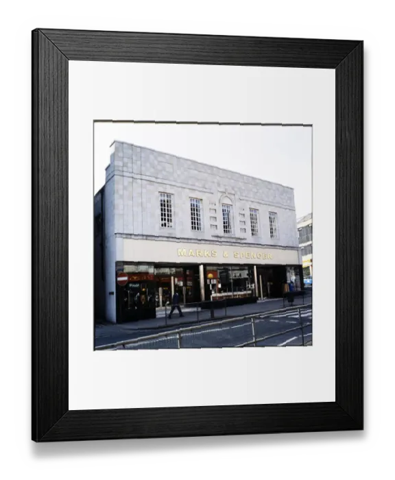 Framed Print : Marks and Spencer in Dewsbury MBC01_03_011