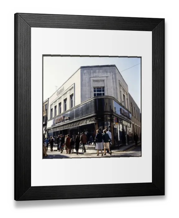Framed Print : Burtons in Abergavenny MBC01_04_236