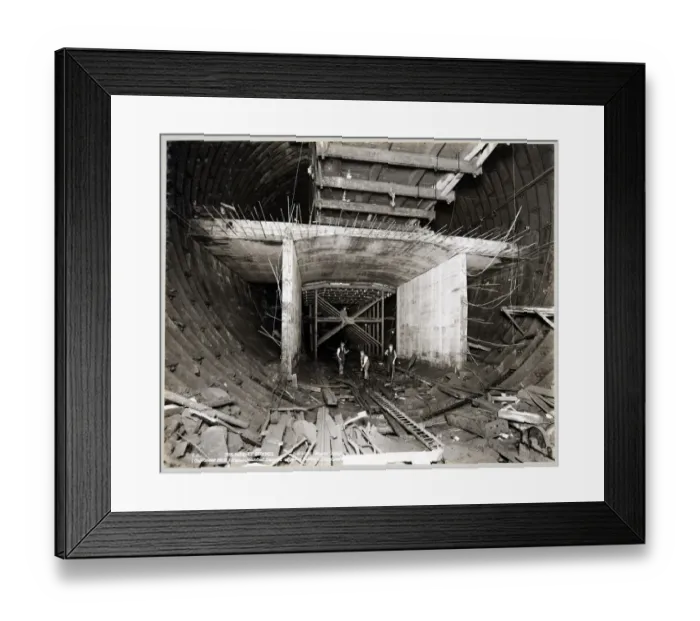 Framed Print : Beneath the road deck MTA01_01_06