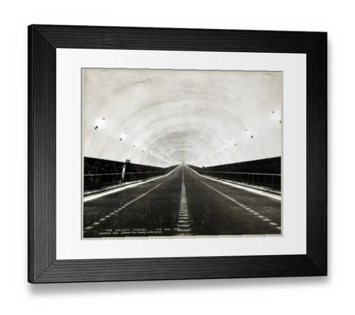 Framed Print : Newly finished tunnel MTA01_01_30