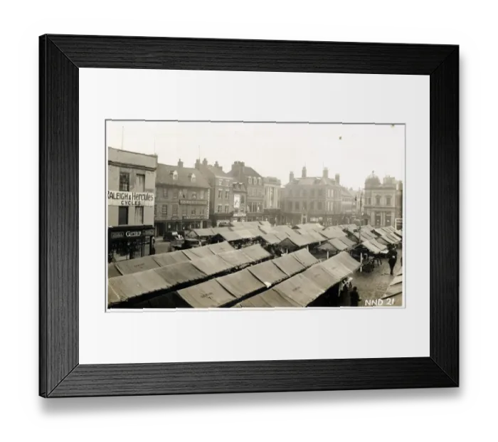 Framed Print : Newark Market Place OP35556