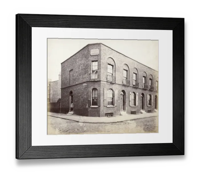 Framed Print : Stepney housing PSM01_01_02