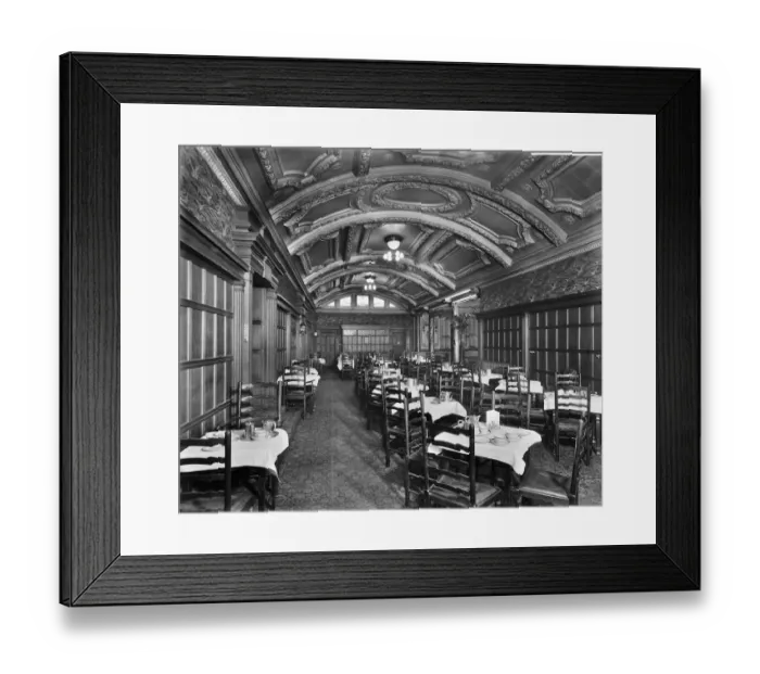 Framed Print : Luncheon Room BL26832 Framed Print : Luncheon Room BL26832