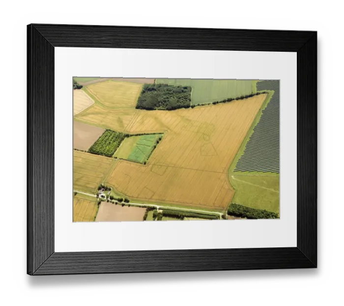 Framed Print : Settlement cropmarks 33381_050