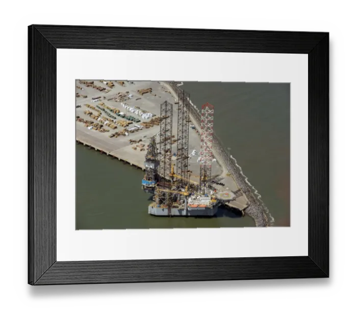 Framed Print : Jackup rig 35089_007