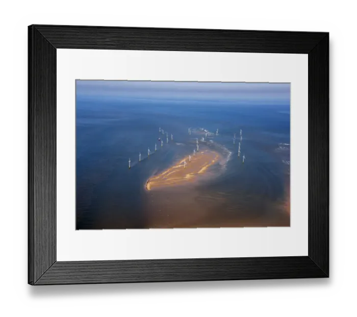 Framed Print : Scroby Sands 35089_012 Framed Print : Scroby Sands 35089_012