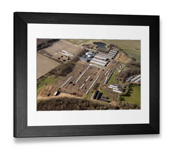 Framed Print : Anaerobic Digestion Plant 33444_043