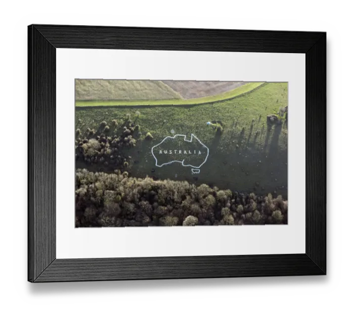 Framed Print : Australia 33792_036