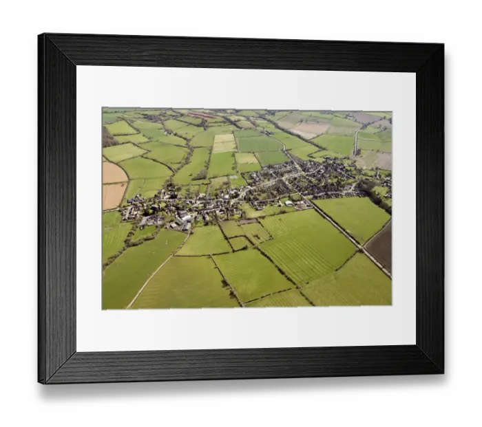 Framed Print : Field systems at Tysoe 33612_010