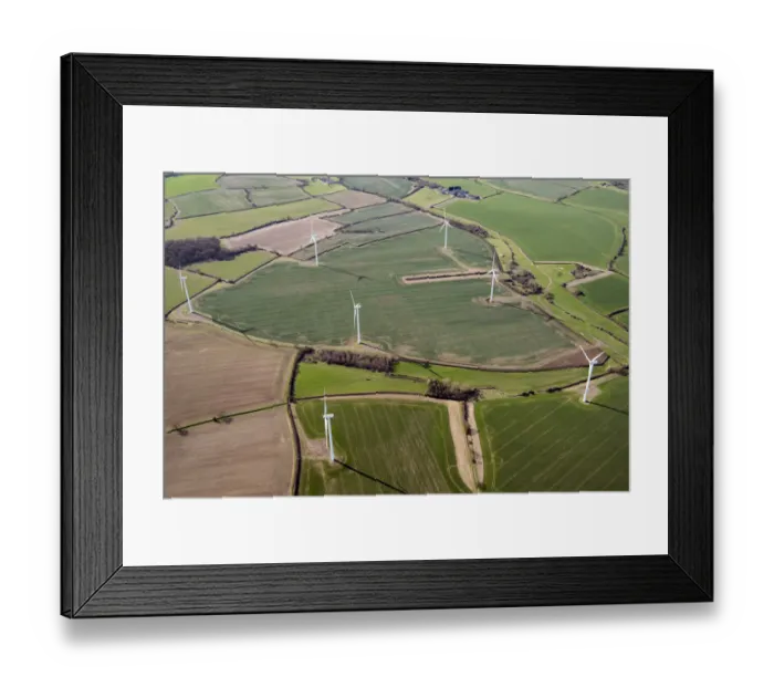 Framed Print : Petsoe Manor Wind Farm 33623_042