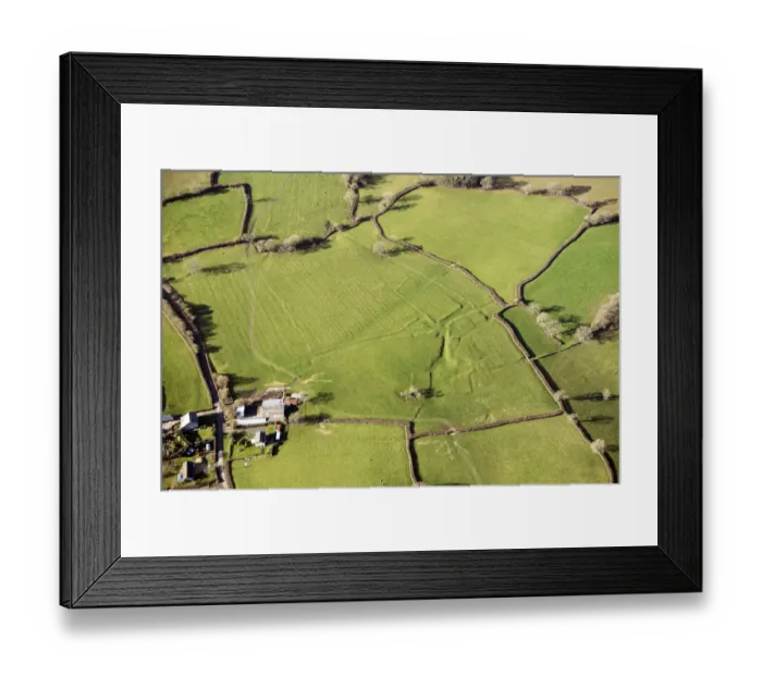 Framed Print : Deserted medieval farmstead 33789_028