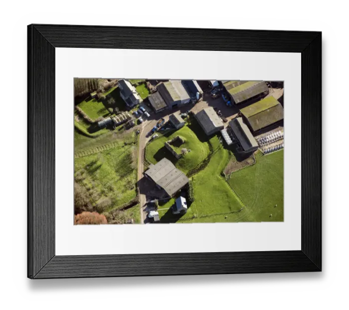 Framed Print : Marshwood Castle 33789_048