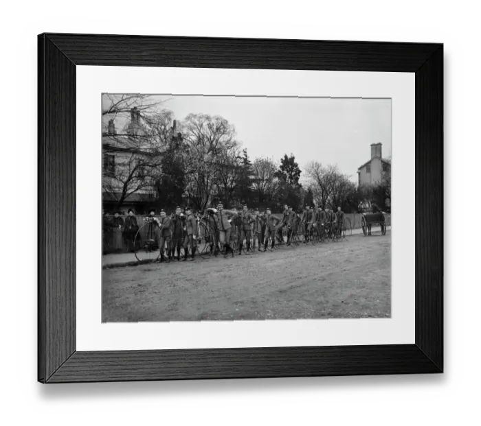 Framed Print : Putney Cycling Club OFH01_01_F10_10