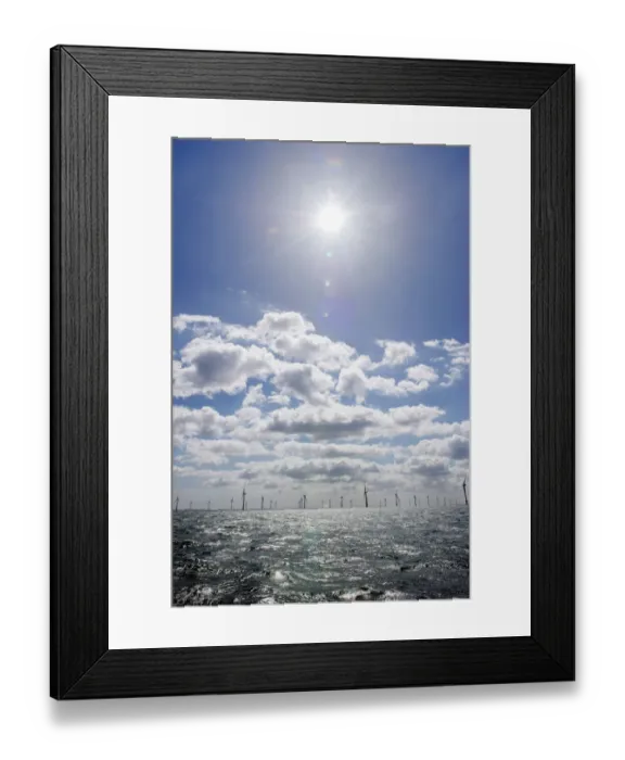 Framed Print : Humber Gateway Wind Farm DP168905 Framed Print : Humber Gateway Wind Farm DP168905