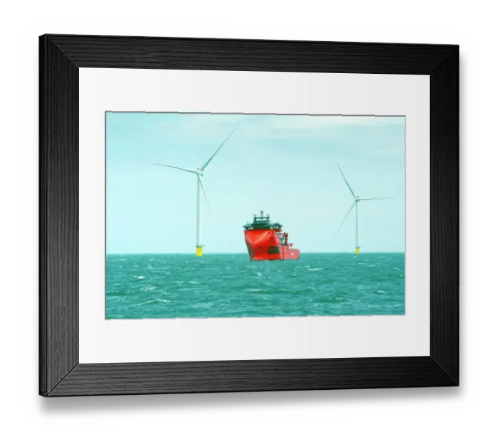 Framed Print : Westermost Rough Wind Farm DP168919 Framed Print : Westermost Rough Wind Farm DP168919