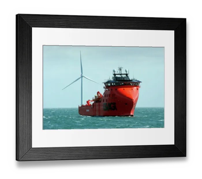 Framed Print : Westermost Rough Wind Farm DP168931 Framed Print : Westermost Rough Wind Farm DP168931