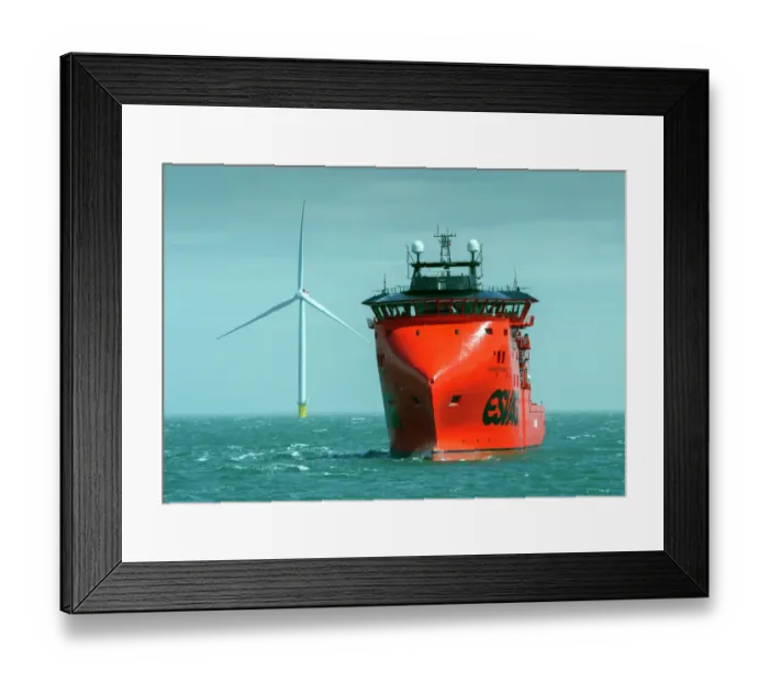 Framed Print : Westermost Rough Wind Farm DP168934 Framed Print : Westermost Rough Wind Farm DP168934