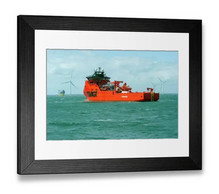 Framed Print : Westermost Rough Wind Farm DP168940 Framed Print : Westermost Rough Wind Farm DP168940