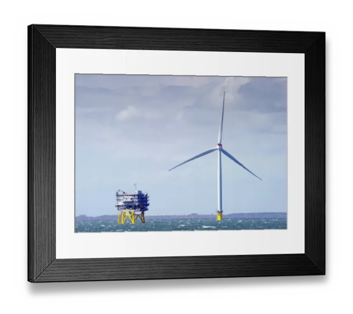 Framed Print : Westermost Rough Wind Farm DP168941 Framed Print : Westermost Rough Wind Farm DP168941