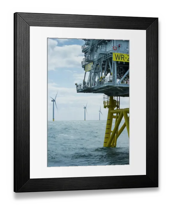 Framed Print : Westermost Rough Wind Farm DP168924 Framed Print : Westermost Rough Wind Farm DP168924