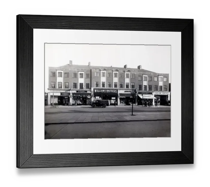 Framed Print : Ashford shops HAB01_01_08_03