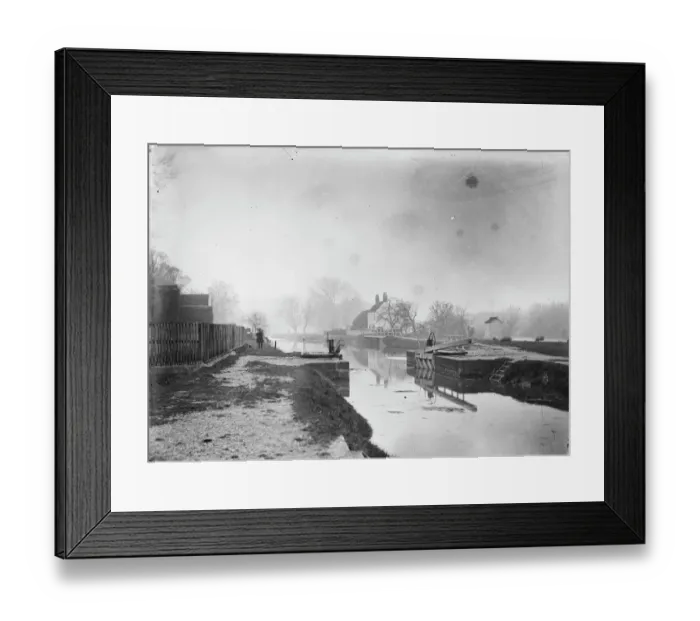 Framed Print : Romney Lock BB026184 Framed Print : Romney Lock BB026184