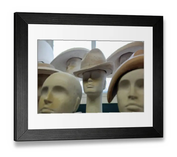 Framed Print : Hat factory DP153599