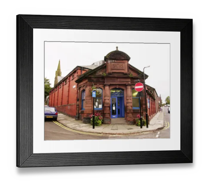 Framed Print : Woolton Baths PLA01_02_124 Framed Print : Woolton Baths PLA01_02_124