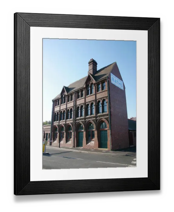 Framed Print : Rolfe Street Baths PLA01_01_078
