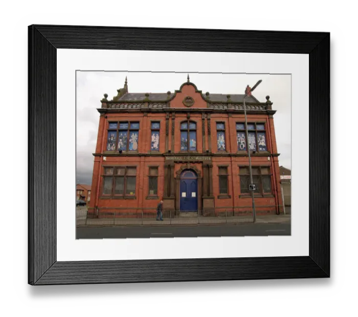 Framed Print : Bankhall Girls Institute PLA01_02_128