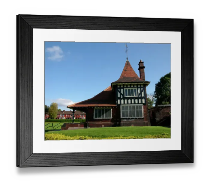 Framed Print : Lower Broughton pavilion PLA01_04_001