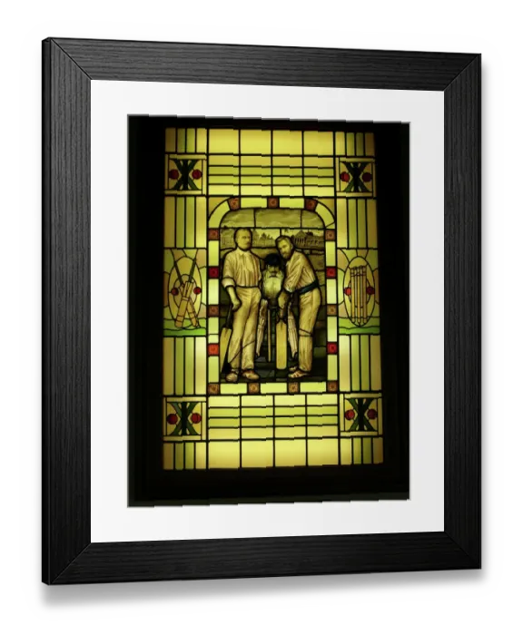 Framed Print : Cricketers PLA01_04_019