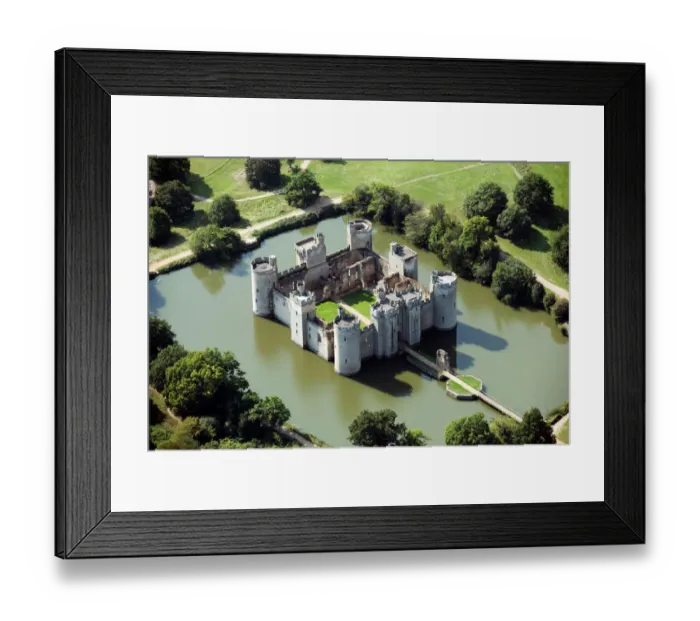 Framed Print : Bodiam Castle 33964_034 Framed Print : Bodiam Castle 33964_034
