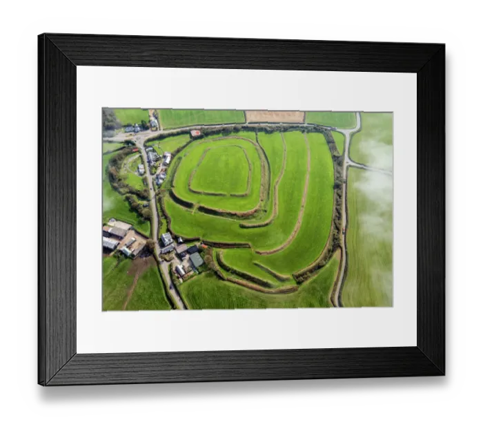 Framed Print : Concentric hillfort 33907_039 Framed Print : Concentric hillfort 33907_039