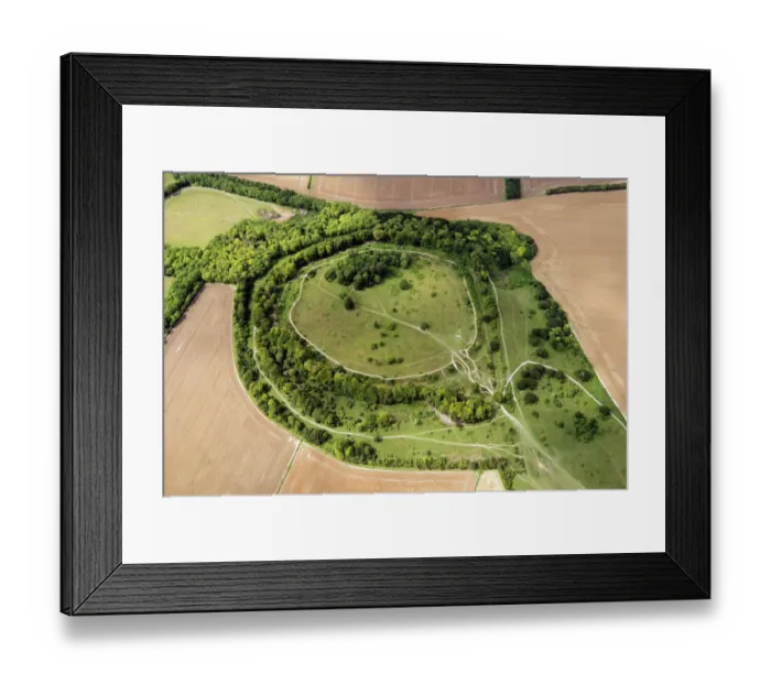 Framed Print : Danebury Hill 33960_002