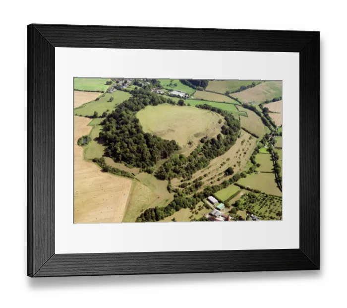 Framed Print : Cadbury Castle 33892_029 Framed Print : Cadbury Castle 33892_029