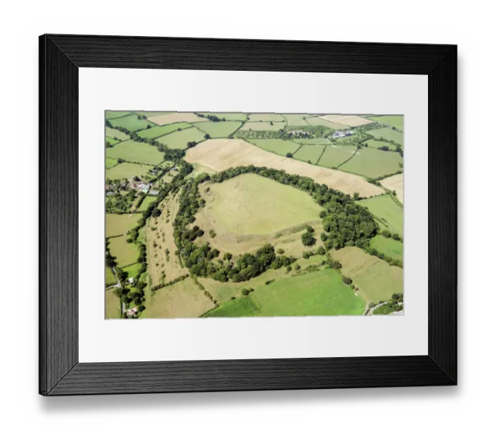 Framed Print : Cadbury Castle 33892_031 Framed Print : Cadbury Castle 33892_031